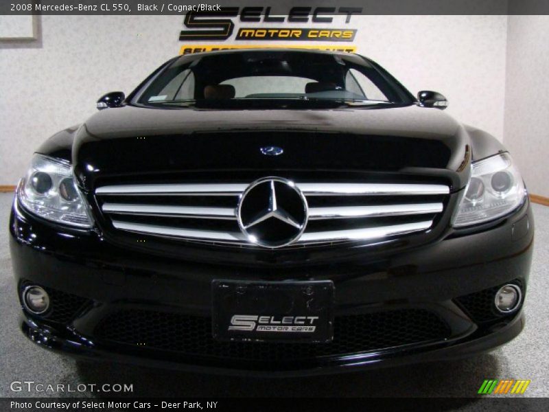 Black / Cognac/Black 2008 Mercedes-Benz CL 550