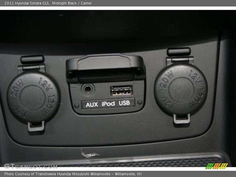 Midnight Black / Camel 2011 Hyundai Sonata GLS