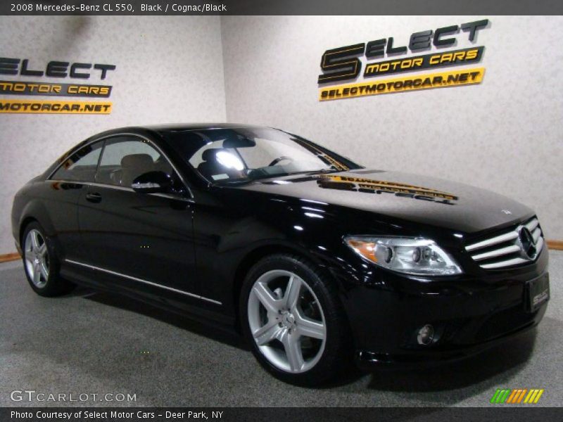 Black / Cognac/Black 2008 Mercedes-Benz CL 550