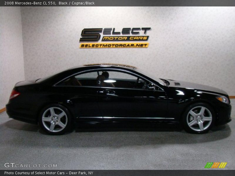 Black / Cognac/Black 2008 Mercedes-Benz CL 550