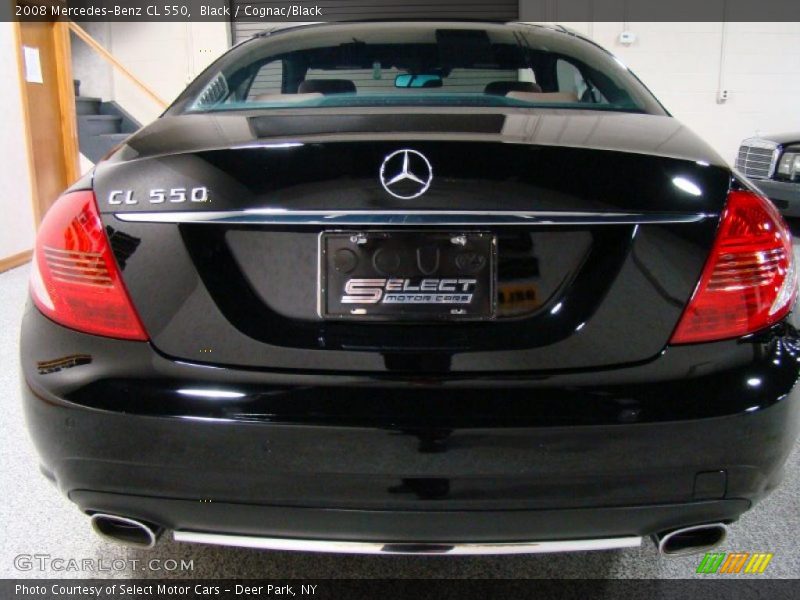 Black / Cognac/Black 2008 Mercedes-Benz CL 550
