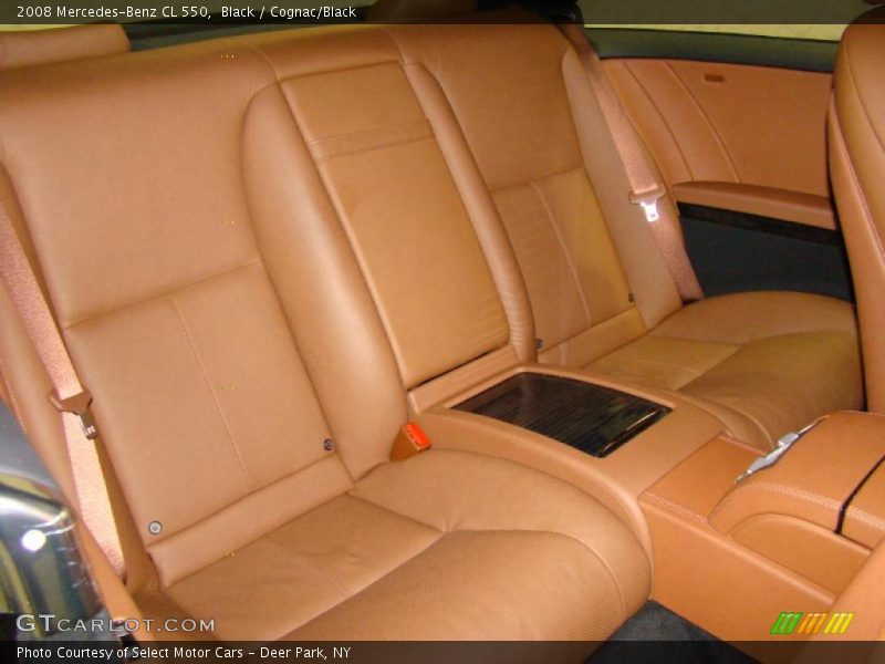 Black / Cognac/Black 2008 Mercedes-Benz CL 550