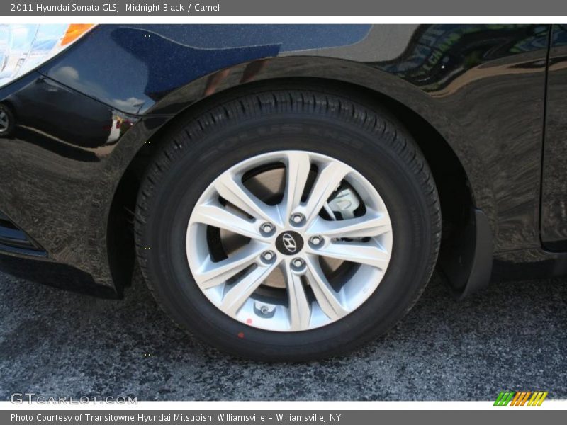 Midnight Black / Camel 2011 Hyundai Sonata GLS