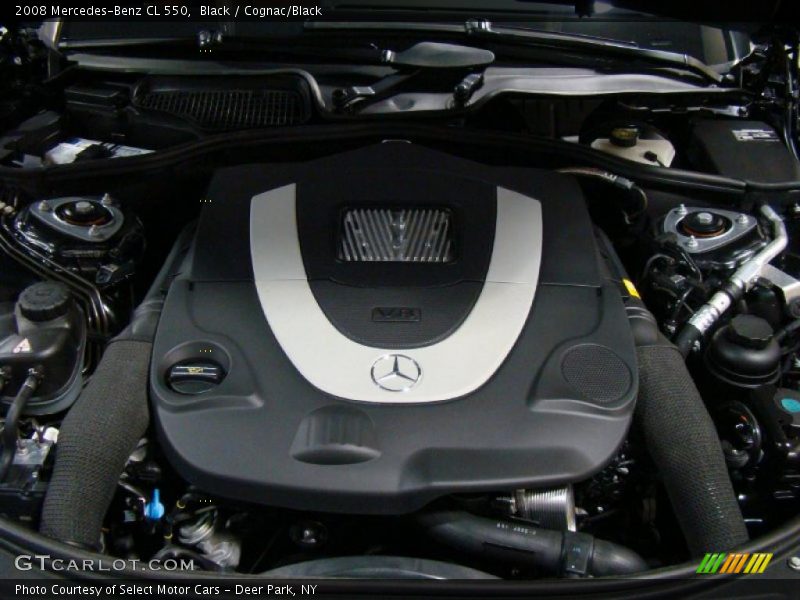 Black / Cognac/Black 2008 Mercedes-Benz CL 550