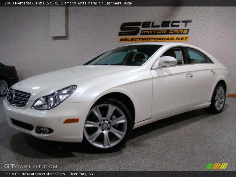 Diamond White Metallic / Cashmere Beige 2008 Mercedes-Benz CLS 550