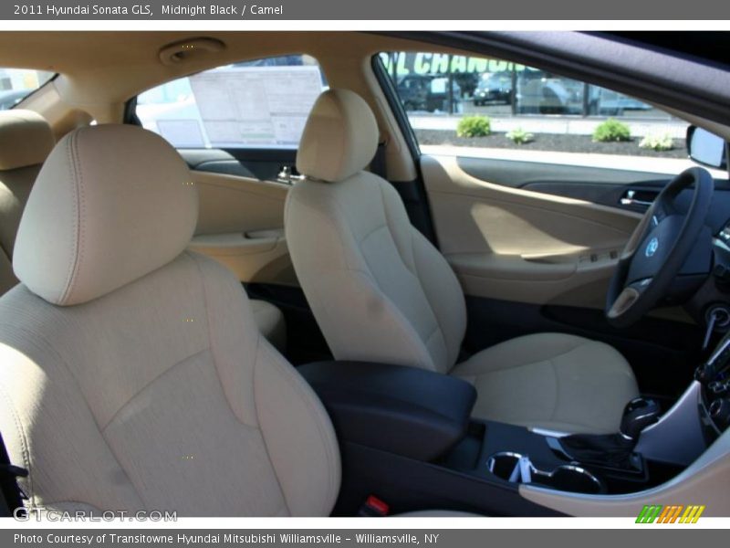 Midnight Black / Camel 2011 Hyundai Sonata GLS