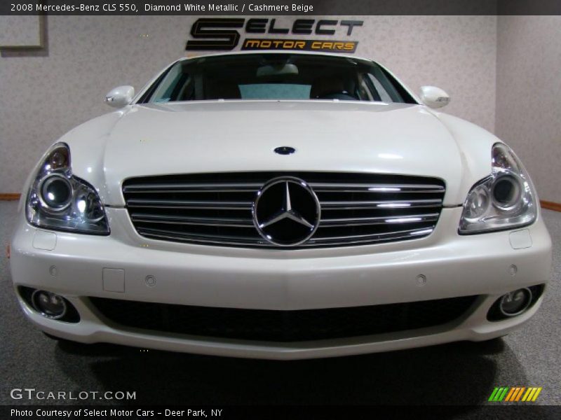 Diamond White Metallic / Cashmere Beige 2008 Mercedes-Benz CLS 550