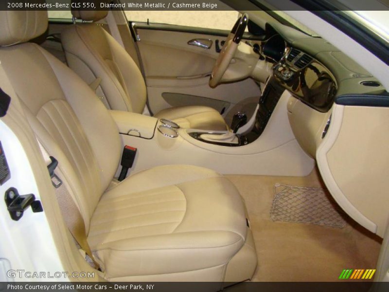 Diamond White Metallic / Cashmere Beige 2008 Mercedes-Benz CLS 550