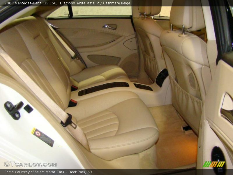Diamond White Metallic / Cashmere Beige 2008 Mercedes-Benz CLS 550