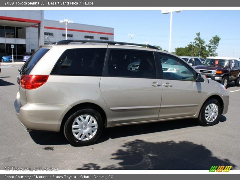 Desert Sand Mica / Taupe 2009 Toyota Sienna LE