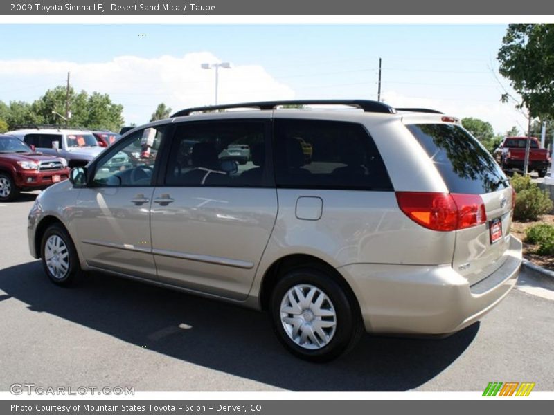 Desert Sand Mica / Taupe 2009 Toyota Sienna LE