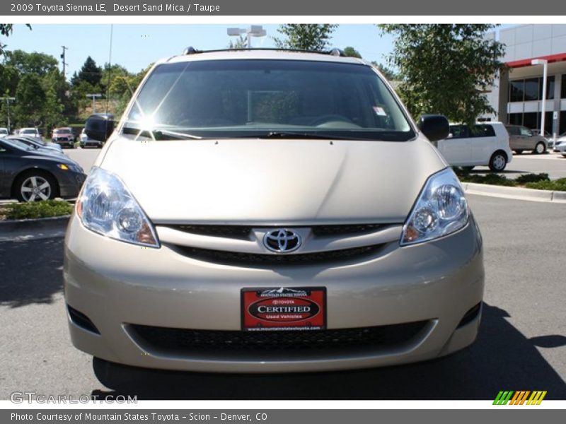 Desert Sand Mica / Taupe 2009 Toyota Sienna LE