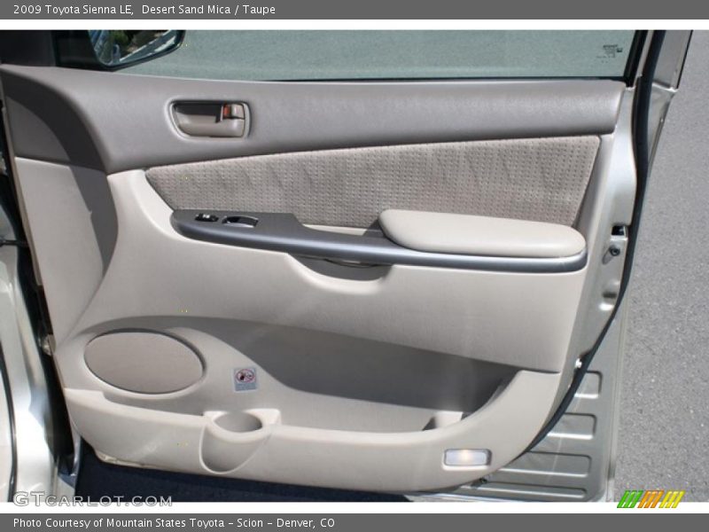 Desert Sand Mica / Taupe 2009 Toyota Sienna LE