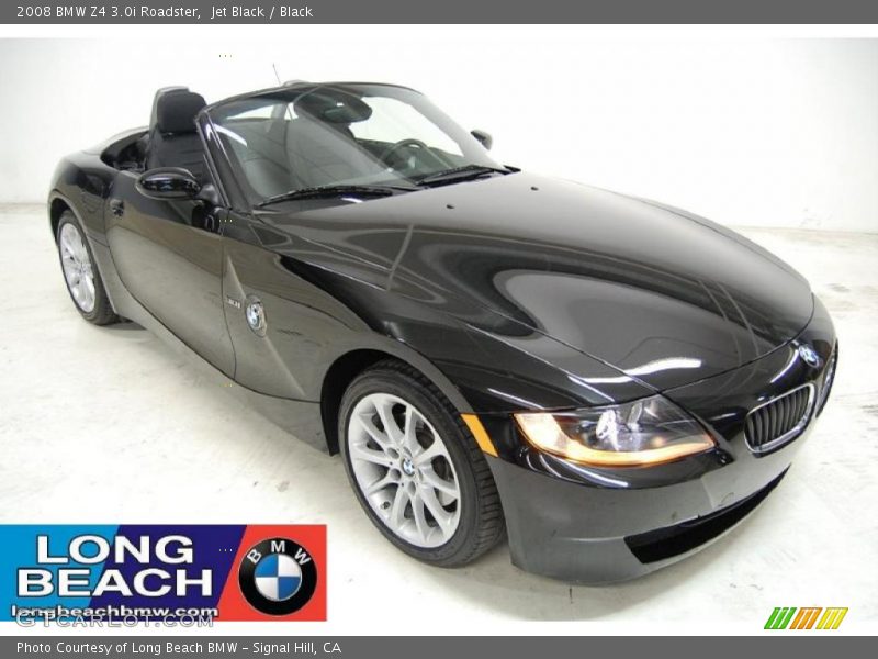 Jet Black / Black 2008 BMW Z4 3.0i Roadster