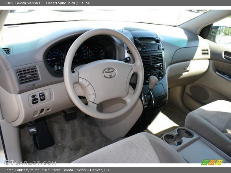 Desert Sand Mica / Taupe 2009 Toyota Sienna LE