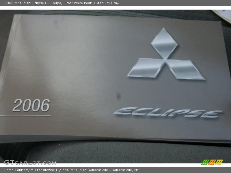 Frost White Pearl / Medium Gray 2006 Mitsubishi Eclipse GS Coupe