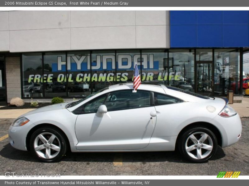 Frost White Pearl / Medium Gray 2006 Mitsubishi Eclipse GS Coupe