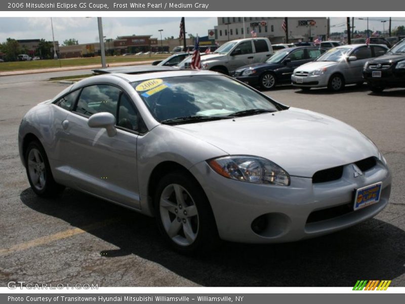 Frost White Pearl / Medium Gray 2006 Mitsubishi Eclipse GS Coupe