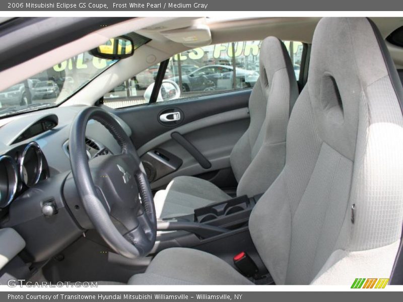 Frost White Pearl / Medium Gray 2006 Mitsubishi Eclipse GS Coupe
