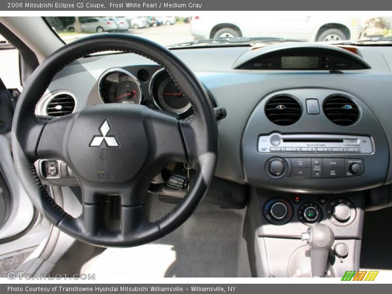 Frost White Pearl / Medium Gray 2006 Mitsubishi Eclipse GS Coupe