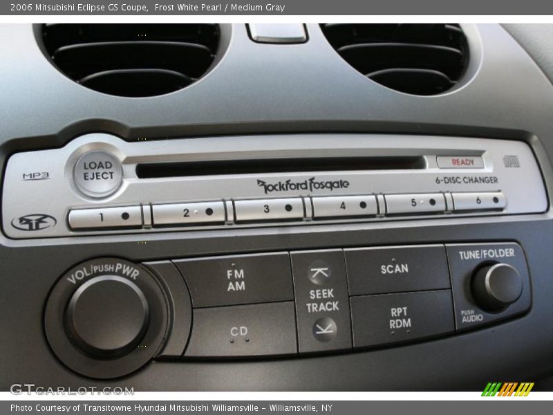 Frost White Pearl / Medium Gray 2006 Mitsubishi Eclipse GS Coupe