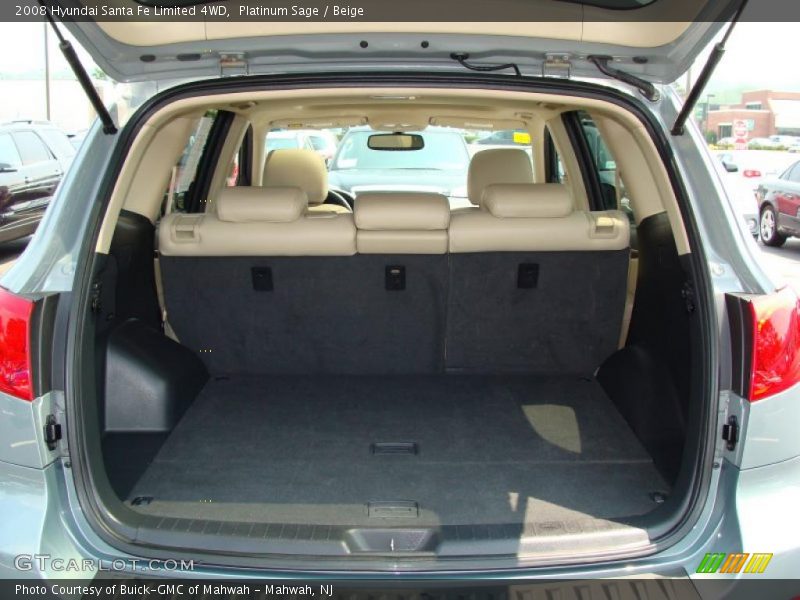 Platinum Sage / Beige 2008 Hyundai Santa Fe Limited 4WD