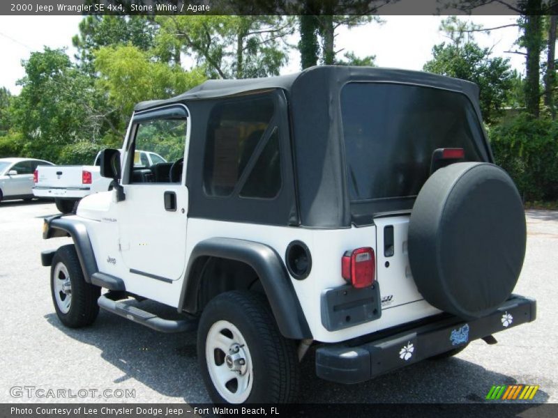 Stone White / Agate 2000 Jeep Wrangler SE 4x4