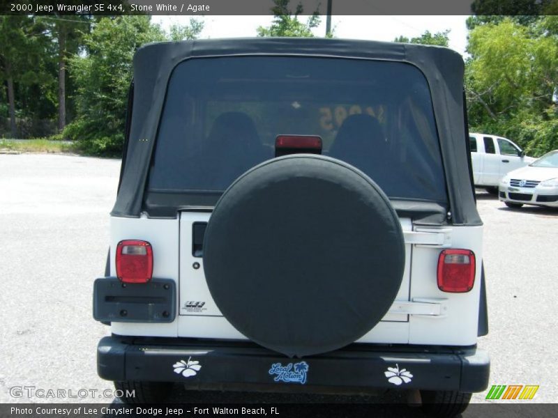 Stone White / Agate 2000 Jeep Wrangler SE 4x4