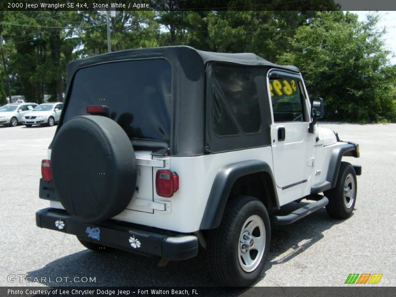 Stone White / Agate 2000 Jeep Wrangler SE 4x4