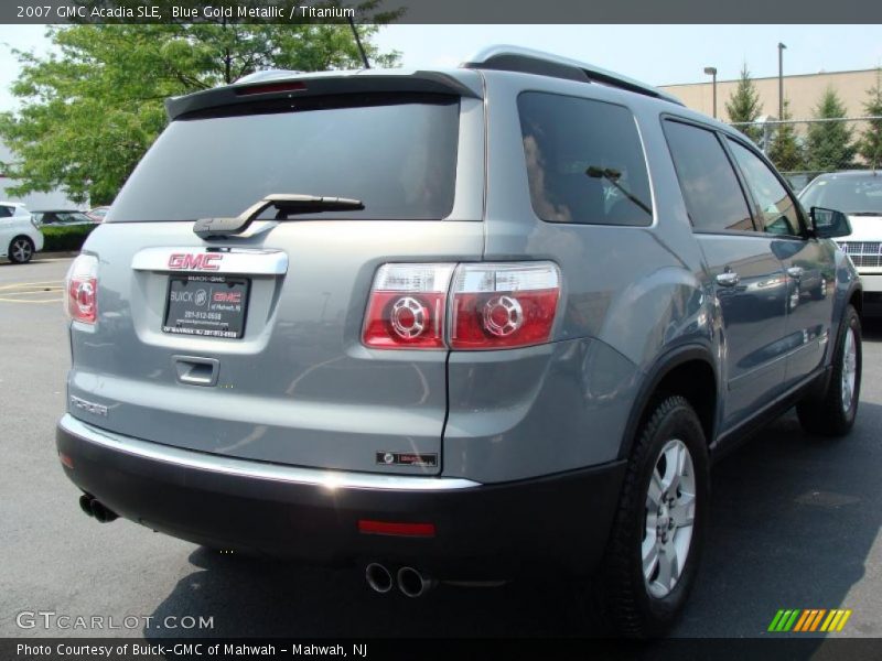 Blue Gold Metallic / Titanium 2007 GMC Acadia SLE