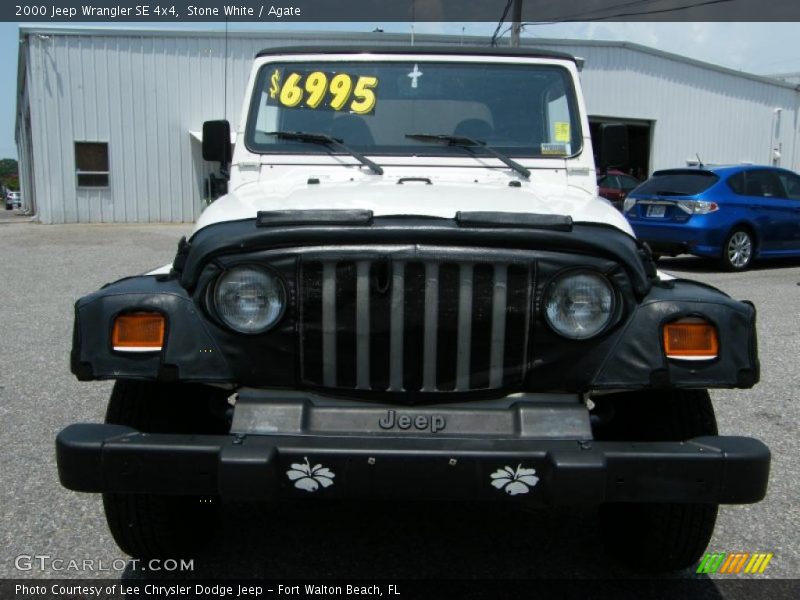 Stone White / Agate 2000 Jeep Wrangler SE 4x4