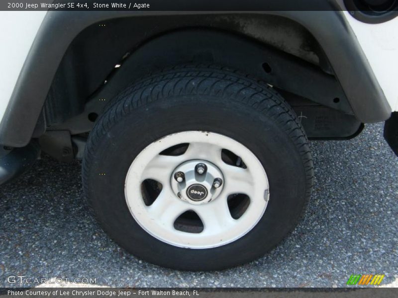 Stone White / Agate 2000 Jeep Wrangler SE 4x4