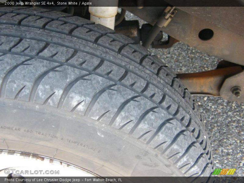 Stone White / Agate 2000 Jeep Wrangler SE 4x4