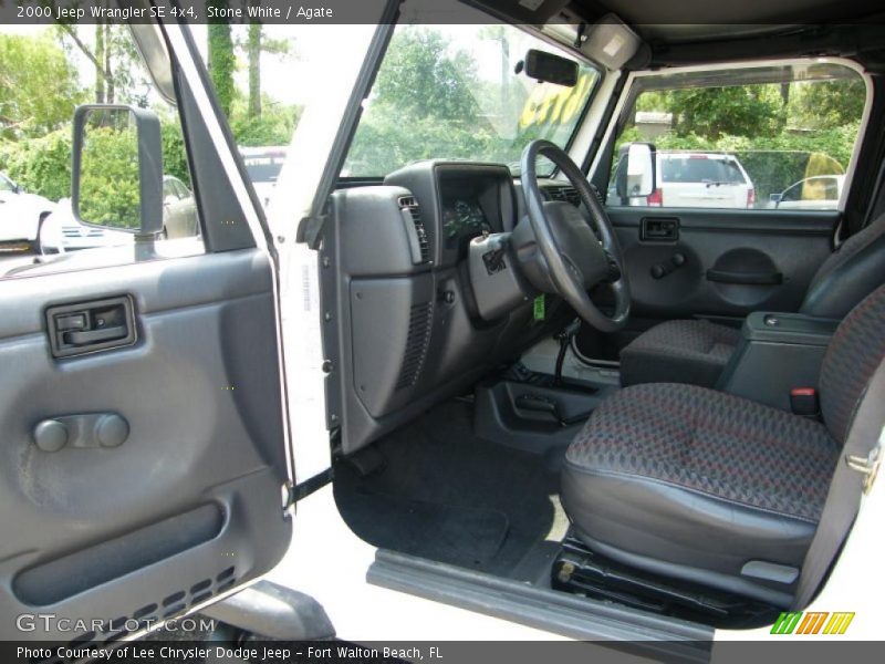 Stone White / Agate 2000 Jeep Wrangler SE 4x4