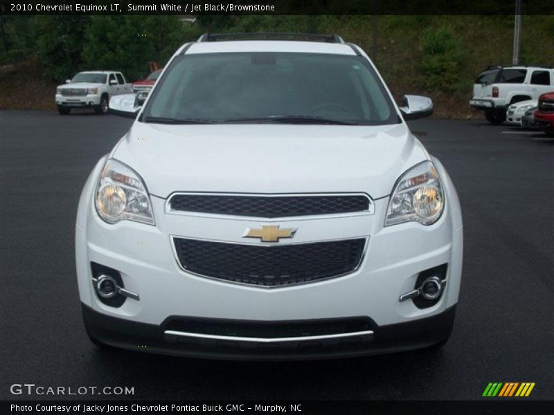 Summit White / Jet Black/Brownstone 2010 Chevrolet Equinox LT