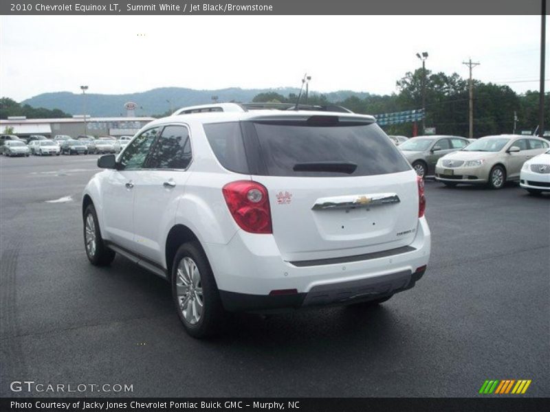 Summit White / Jet Black/Brownstone 2010 Chevrolet Equinox LT