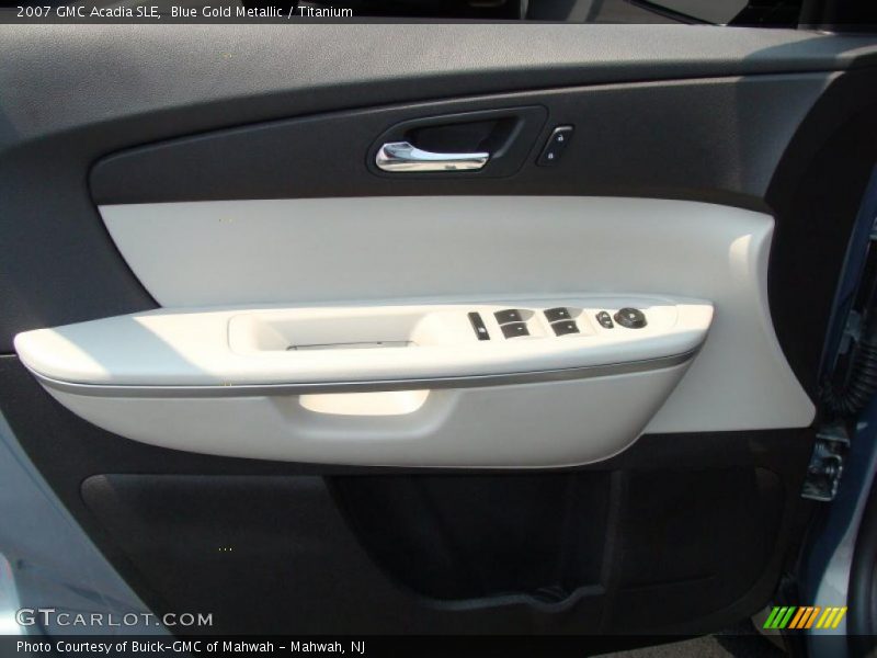 Blue Gold Metallic / Titanium 2007 GMC Acadia SLE