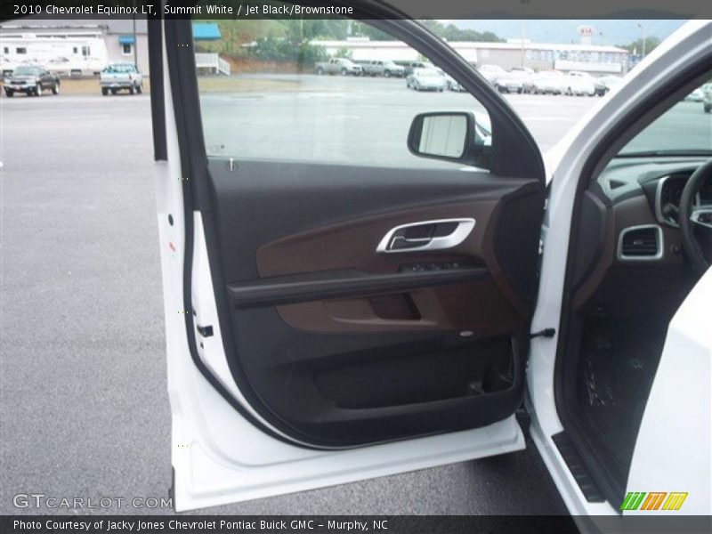 Summit White / Jet Black/Brownstone 2010 Chevrolet Equinox LT