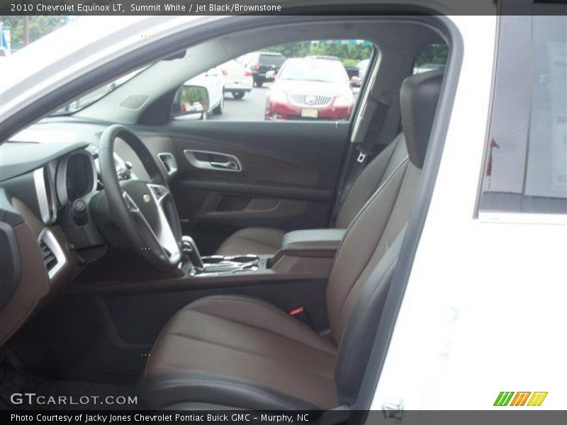Summit White / Jet Black/Brownstone 2010 Chevrolet Equinox LT