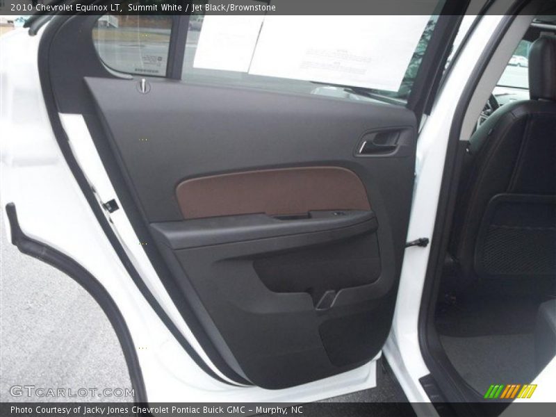 Summit White / Jet Black/Brownstone 2010 Chevrolet Equinox LT