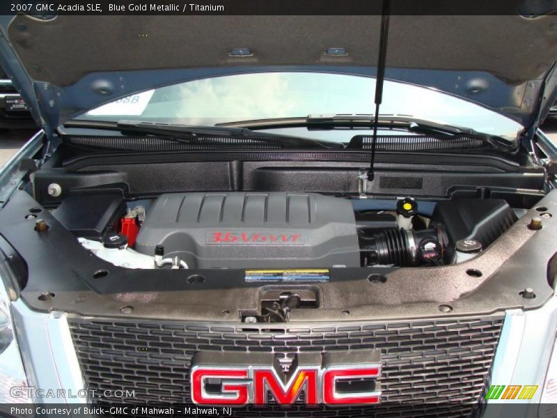 Blue Gold Metallic / Titanium 2007 GMC Acadia SLE