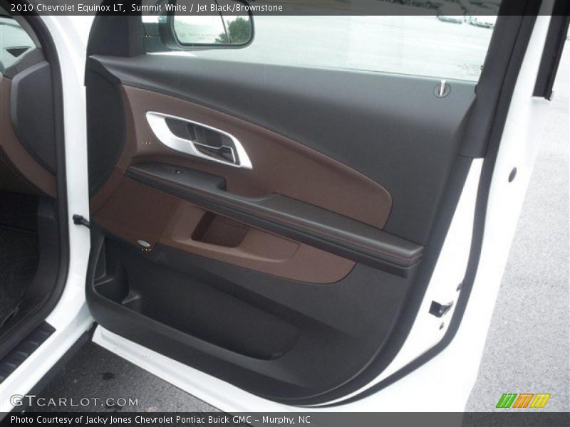 Summit White / Jet Black/Brownstone 2010 Chevrolet Equinox LT