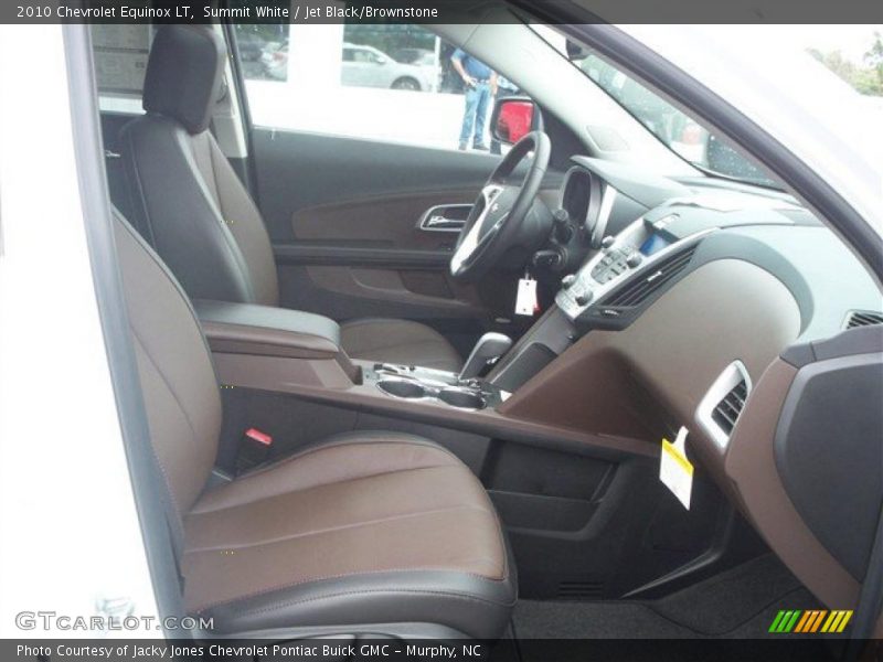 Summit White / Jet Black/Brownstone 2010 Chevrolet Equinox LT