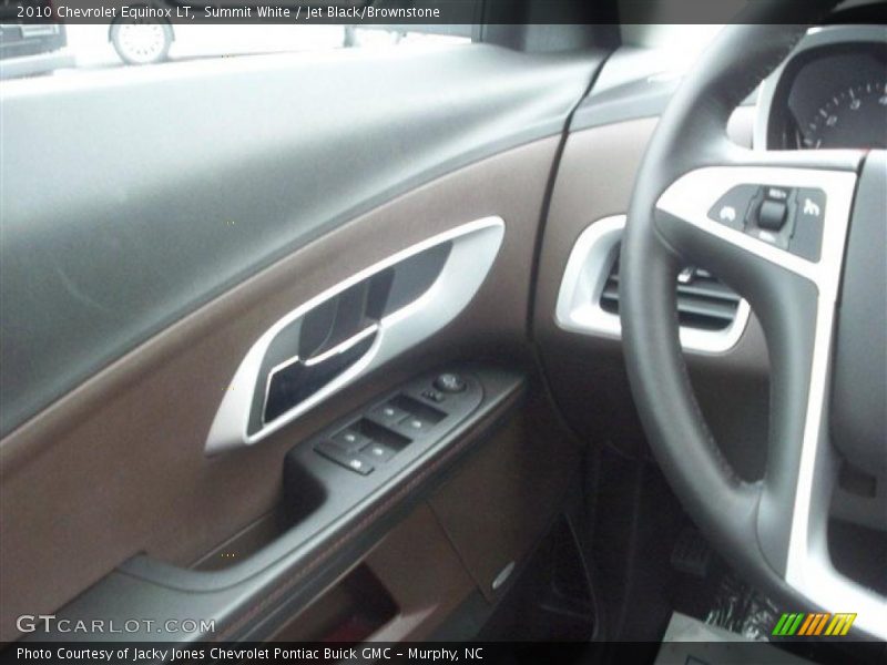 Summit White / Jet Black/Brownstone 2010 Chevrolet Equinox LT