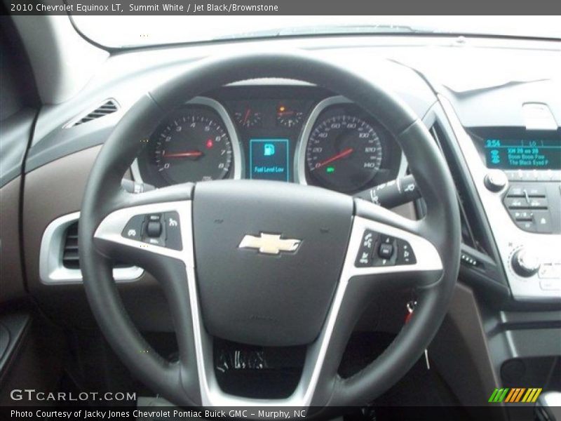 Summit White / Jet Black/Brownstone 2010 Chevrolet Equinox LT
