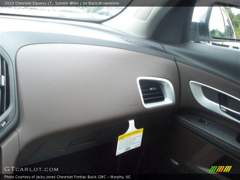 Summit White / Jet Black/Brownstone 2010 Chevrolet Equinox LT