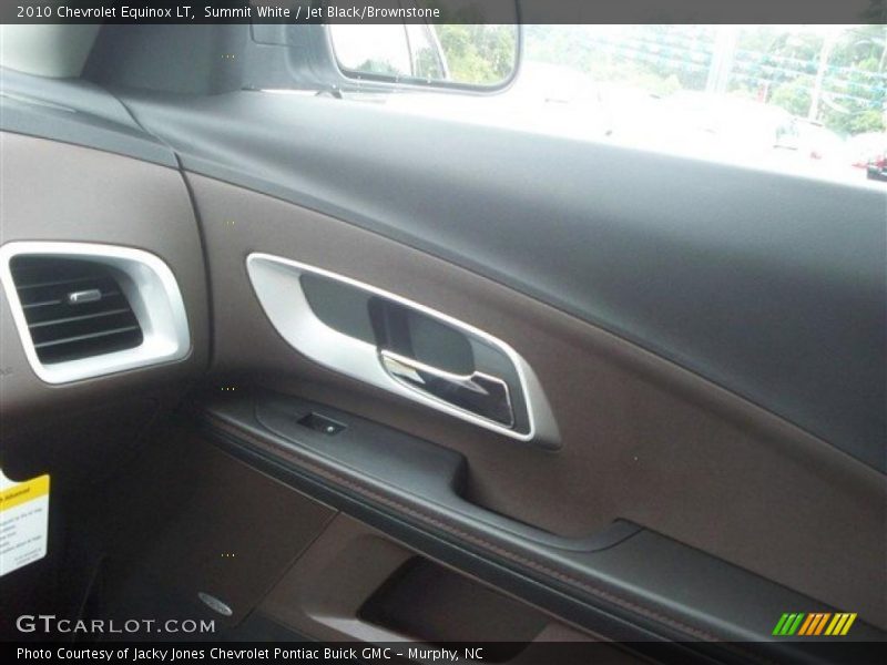 Summit White / Jet Black/Brownstone 2010 Chevrolet Equinox LT