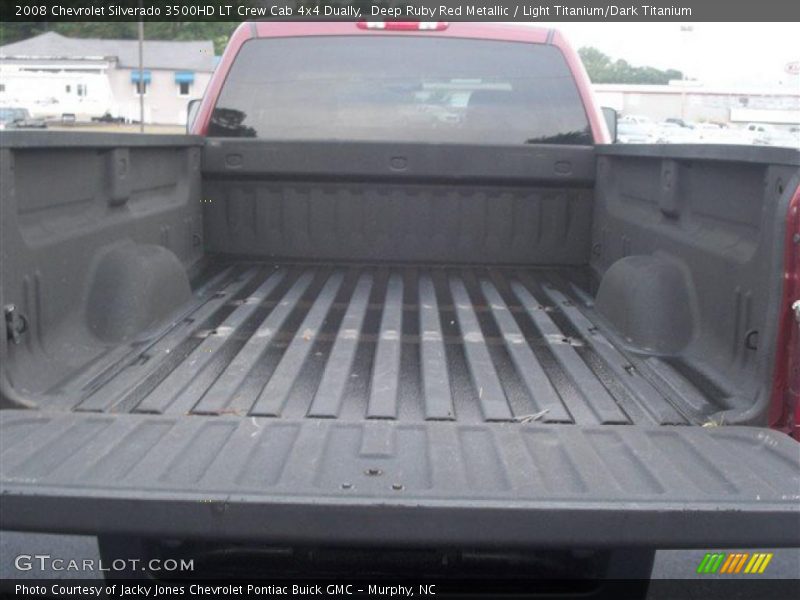 Deep Ruby Red Metallic / Light Titanium/Dark Titanium 2008 Chevrolet Silverado 3500HD LT Crew Cab 4x4 Dually