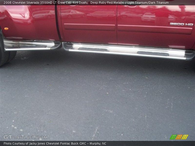 Deep Ruby Red Metallic / Light Titanium/Dark Titanium 2008 Chevrolet Silverado 3500HD LT Crew Cab 4x4 Dually