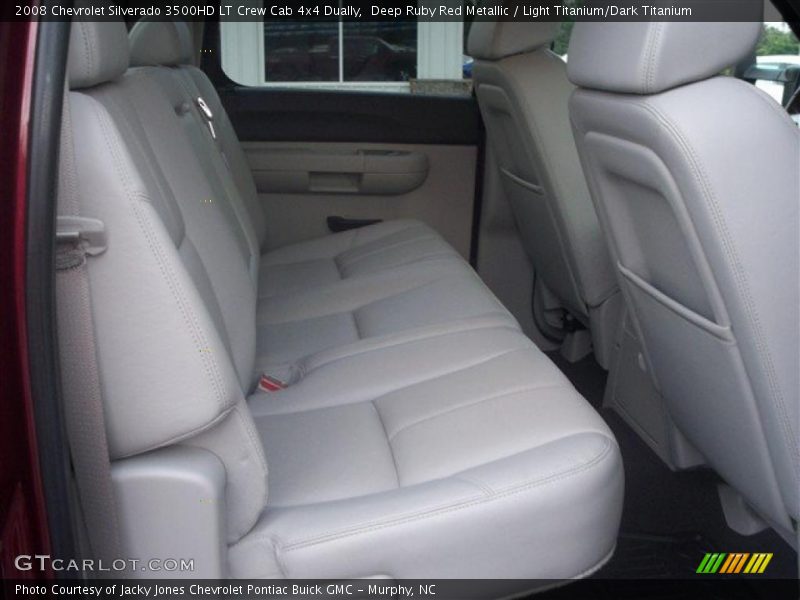 Deep Ruby Red Metallic / Light Titanium/Dark Titanium 2008 Chevrolet Silverado 3500HD LT Crew Cab 4x4 Dually